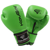 Боксерские перчатки Kougar KO500-12, 12oz, зеленый