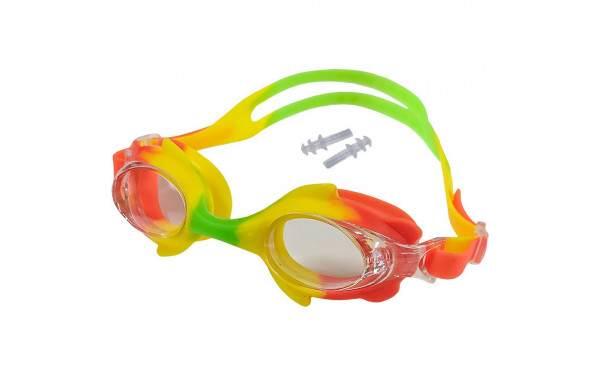 Очки для плавания детские Sportex B31570-6 желто\оранже\зеленые Mix-6 600_380