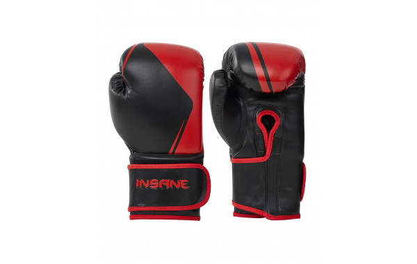Перчатки боксерские Insane Montu ПУ, 12 oz, красный 600_380