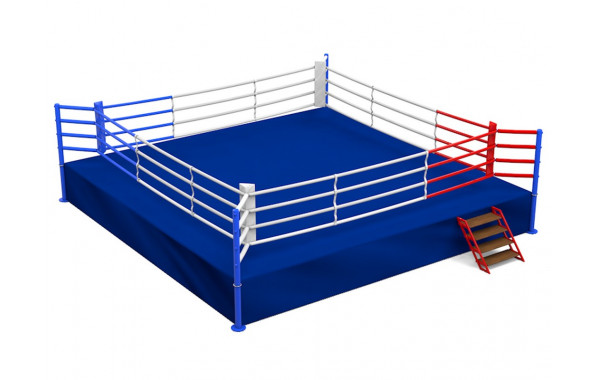 Ринг боксерский на подиуме Glav размер 7,5х7,5х0,5 м, боевая зона 6х6 м 5.300-9 600_380