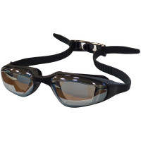 Очки для плавания зеркальные взрослые Sportex E39694 черный
