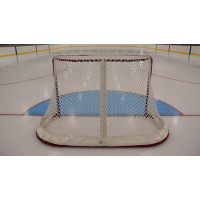 Сетка для хоккейных ворот ФСИ нить 5 мм (1,85х1,25х0,50х1,15м) 060550 белый