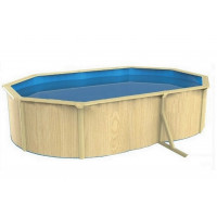 Морозоустойчивый бассейн овальный 910x460x130см Poolmagic Wood Basic