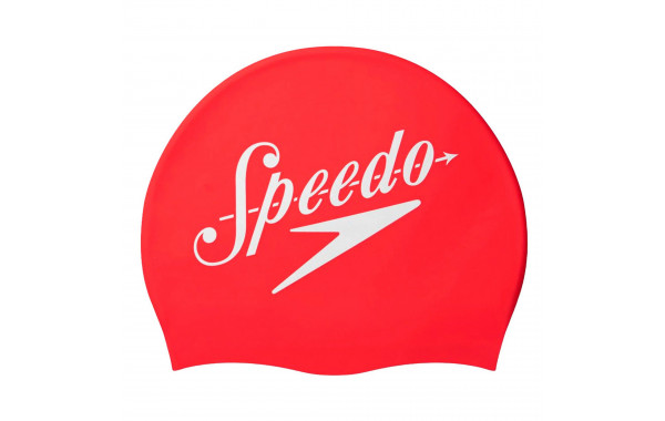 Шапочка для плавания Speedo Cap 8-0838514614 красно-белый 600_380