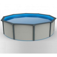 Морозоустойчивый бассейн PoolMagic White круглый 3.6x1.3 м Premium