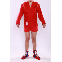 Куртка Самбо с подкладкой К-5 красная