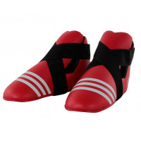 Защита стопы Adidas WAKO Kickboxing Safety Boots красная adiWAKOB01