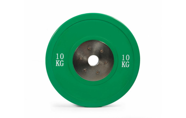 Диск соревновательный Stecter D50 мм 10 кг (зеленый) 2187 600_380