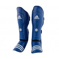 Защита голени и стопы Adidas WAKO Super Pro Shin Instep Guards синяя adiWAKOGSS11