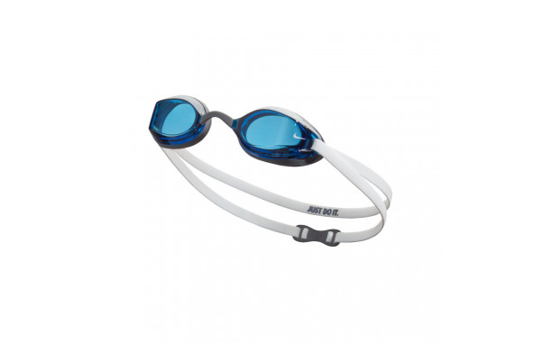 Очки для плавания Nike Legacy, NESSD131400, голубые линзы, FINA, смен.пер., серая оправа 600_380