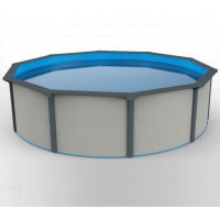 Морозоустойчивый бассейн Poolmagic White круглый 550x130 см Basic