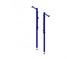 Стойки волейбольные универсальные пристенные с системой натяжения (цвет синий) Dinamika ZSO-004270