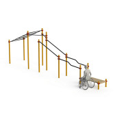 Спортивный комплекс для инвалидов-колясочников Spektr Sport WRK-D22_108mm