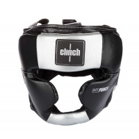 Шлем боксерский Clinch Punch 2.0 Full Face C148 черно-серебристый