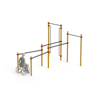 Спортивный комплекс для инвалидов-колясочников Spektr Sport WRK-D19_108mm