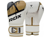 Перчатки тренировочные RDX BGR-F7GL-16oz белый\золотой