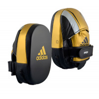 Лапы Speed 550 Micro Air Focus Mitt черно-золото-серебристые Adidas adiSP550FM