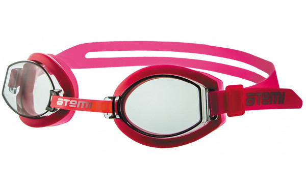 Очки для плавания Atemi силикон розовый S202 600_380