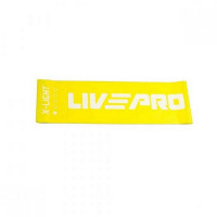 Ленточный амортизатор Live Pro Latex Resistance Band LP8415-XL\XL-YL-02 минимальное сопротивление, желтый