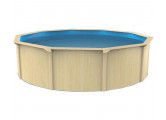 Морозоустойчивый бассейн круглый 550x130см Poolmagic Wood Basic