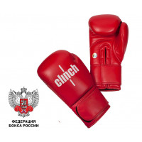 Боксерские перчатки Clinch Olimp красные C111 12 oz