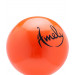 Мяч для художественной гимнастики d15 см Amely AGB-301 оранжевый 75_75