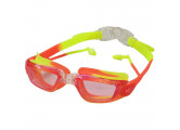 Очки для плавания Sportex взрослые E38885-1 мультиколор (оранжево\желтые)
