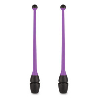 Булавы для художественной гимнастики Indigo IN019-VB фиолетово-черный