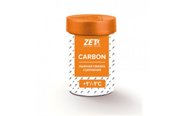 Мазь держания ZET Carbon Orange (+1°С -1°С) 30 г. 600_380