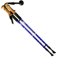 Палки для скандинавской ходьбы телескопическая, 2-х секционная R18143-PRO синий
