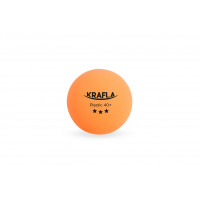 Набор для н/т: мяч три звезды (3шт) Krafla KFL-AQB-OR3000 оранжевые