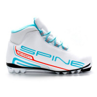 Лыжные ботинки NNN Spine Smart Lady 357/9M (T4) белый/бирюзовый