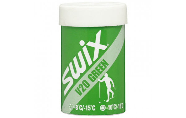 Мазь держания Swix V20 Green (-10°С -18°С) 45 г. V0020 600_380