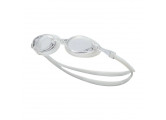 Очки для плавания Nike Chrome, NESSD127000, прозрачные линзы, регул .пер., белая оправа