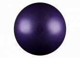 Мяч для художественной гимнастики d19см Alpha Caprice Нужный спорт FIG, металлик с блестками AB2801В фиолетовый
