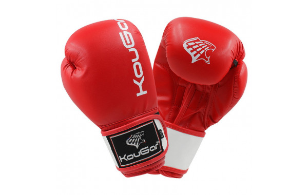 Боксерские перчатки Kougar KO200-6, 6oz, красный 600_380