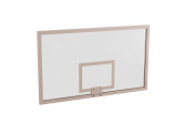 Щит баскетбольный игровой (стекло 10 мм) 1050х1800 мм Zavodsporta