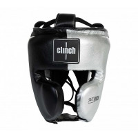 Шлем боксерский Clinch Punch 2.0 C145 черно-серебристый