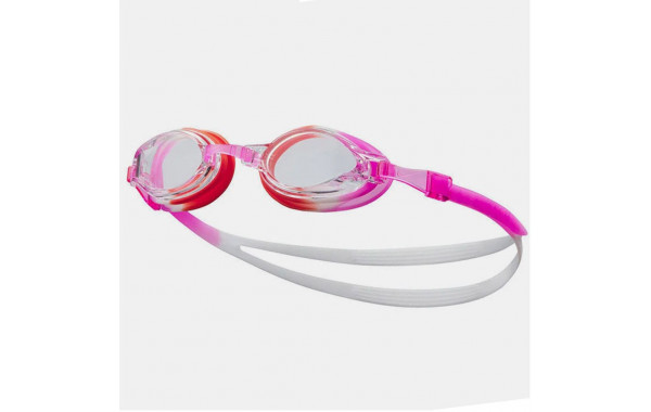 Очки для плавания детские Nike Chrome Youth, NESSD128670, прозрачные линзы, регул .пер.,красн-роз оправа 600_380