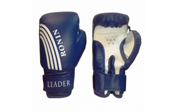 Боксерские перчатки Ronin Leader синий 4 oz 600_380