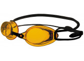 Очки для плавания Atemi стартовые, силикон черный-янтарь R102