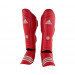 Защита голени и стопы Adidas WAKO Super Pro Shin Instep Guards красная adiWAKOGSS11 75_75