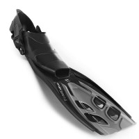 Ласты для плавания Salvas Tonic Dive TPR и Technoflex BA190 чёрный
