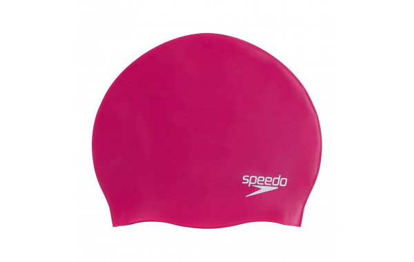Шапочка для плавания Speedo Plain Molded Silicone Cap 8-70984B495 розовый 600_380
