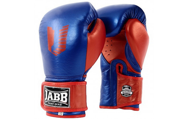 Боксерские перчатки Jabb JE-4069/Eu Fight синий/красный 14oz 600_380