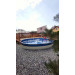 Круглый бассейн вкапываемый Лагуна Гигабасс 450х150 см Платина, чаша 0.6мм ТМ598 75_75