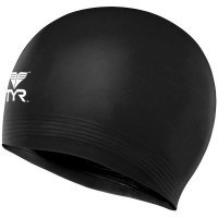 Шапочка для плавания TYR Latex Swim Cap LCL-001 черный
