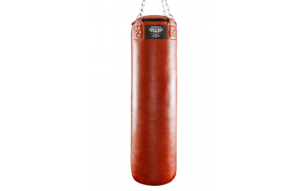 Мешок боксерский набивной LOFT Totalbox кожа СМК ЛФ 40х150-75 черный, коричневый 600_380