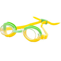 Очки для плавания Fashy Top Jr 4105-04 прозрачные линзы, желто-зеленая оправа