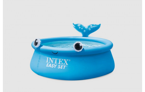 Бассейн 183х51см, 880л Intex Easy Set, Веселый кит 26102 600_380